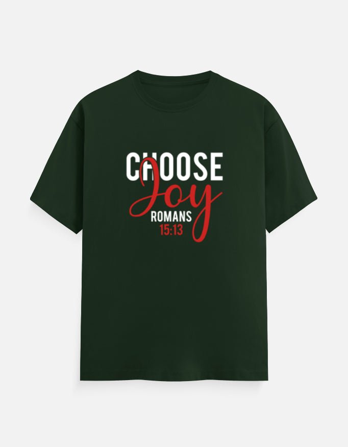 Choose Joy – Men’s Premium Script Tee (Romans 15:13) - EverJoy Store