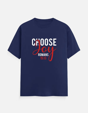 Choose Joy – Men’s Premium Script Tee (Romans 15:13) - EverJoy Store