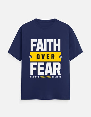 Faith Over Fear – Men’s Motivational Activewear Tee - EverJoy Store
