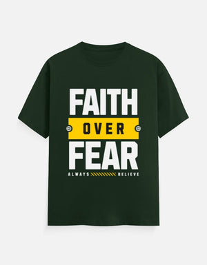 Faith Over Fear – Men’s Motivational Activewear Tee - EverJoy Store