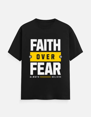 Faith Over Fear – Men’s Motivational Activewear Tee - EverJoy Store