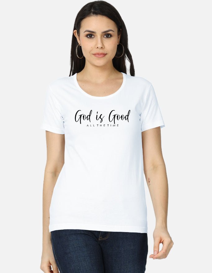 God Is Good – "All The Time" Script T-Shirt - EverJoy Store
