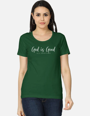 God Is Good – "All The Time" Script T-Shirt - EverJoy Store