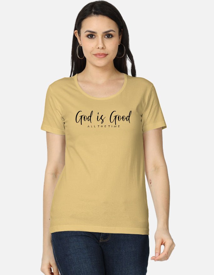 God Is Good – "All The Time" Script T-Shirt - EverJoy Store