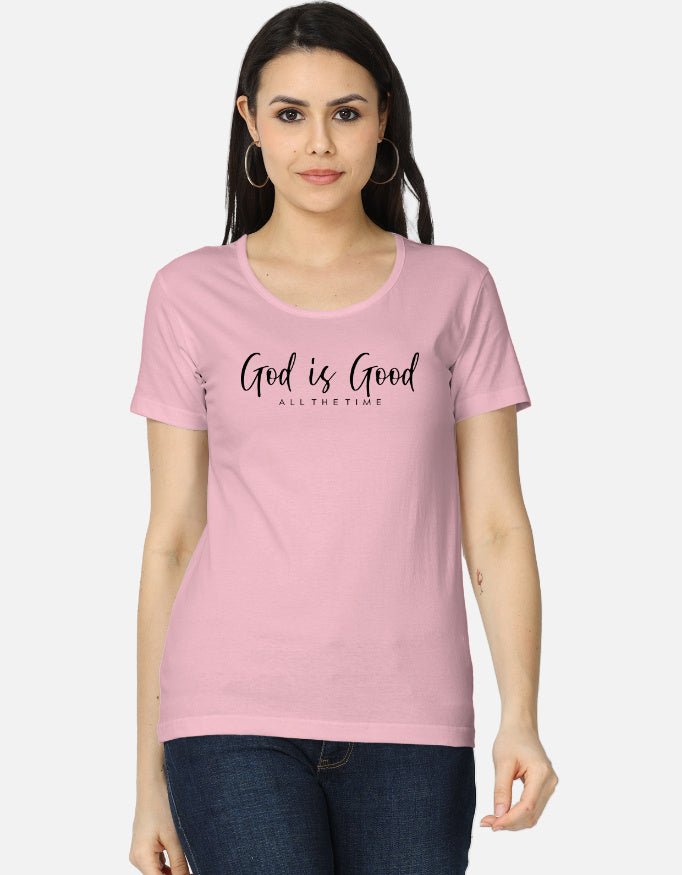 God Is Good – "All The Time" Script T-Shirt - EverJoy Store