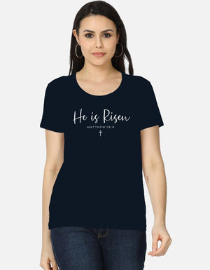 He Is Risen – Matthew 28:6 Easter & Beyond Tee - EverJoy Store