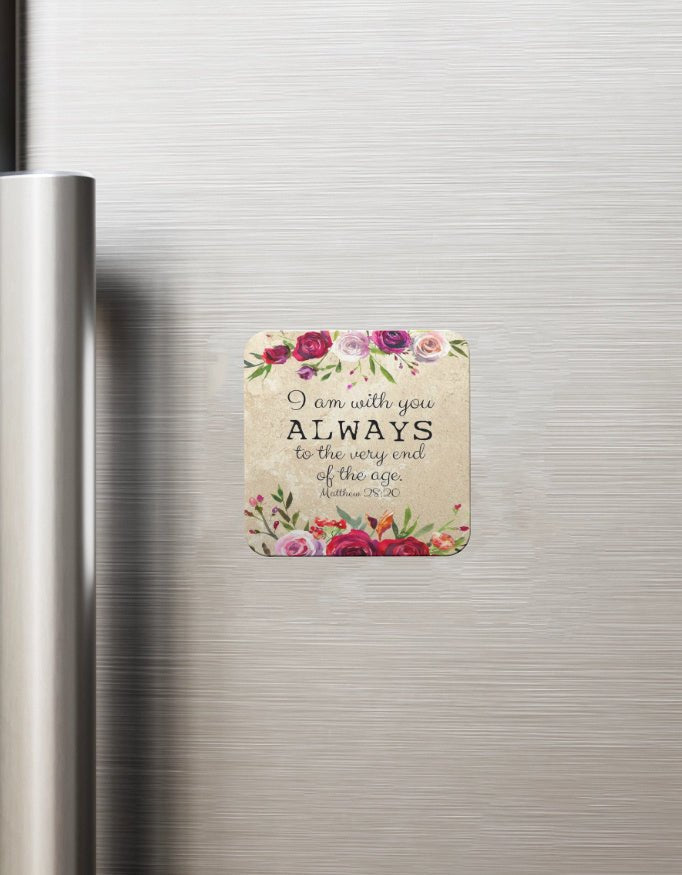 Matthew 28:20 "With You Always" Sanctuary Magnet - EverJoy Store