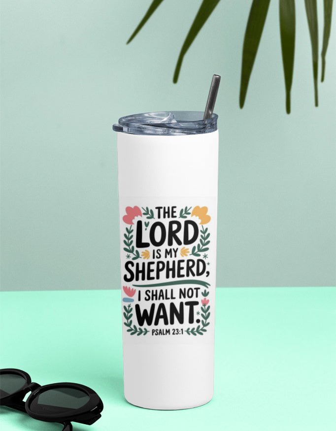 Psalm 23 Modern Illustrated Tumbler - EverJoy Store