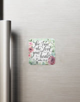 Exodus 15:26 "Your Healer" Floral Fridge Magnet - EverJoy Store